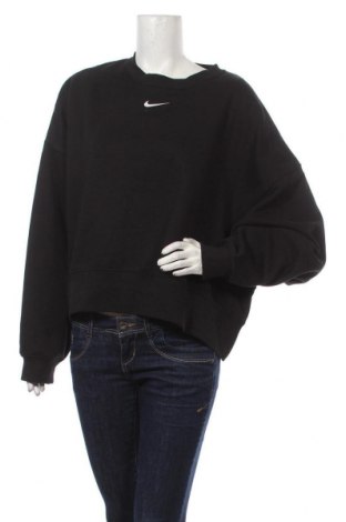 Γυναικεία αθλητική μπλούζα Nike, Μέγεθος L, Χρώμα Μαύρο, 80% βαμβάκι, 20% πολυεστέρας, Τιμή 39,33 €