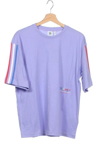 Γυναικείο t-shirt Adidas Originals, Μέγεθος XS, Χρώμα Βιολετί, Βαμβάκι, Τιμή 21,34 €