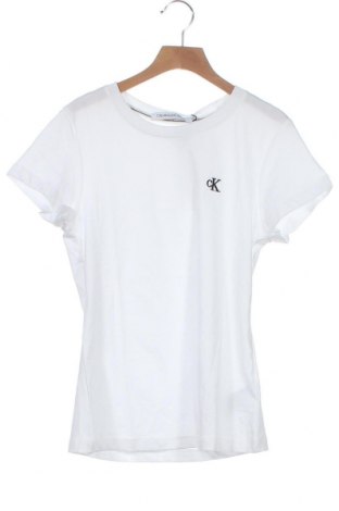 Γυναικείο t-shirt Calvin Klein Jeans, Μέγεθος XS, Χρώμα Λευκό, Βαμβάκι, Τιμή 26,47 €