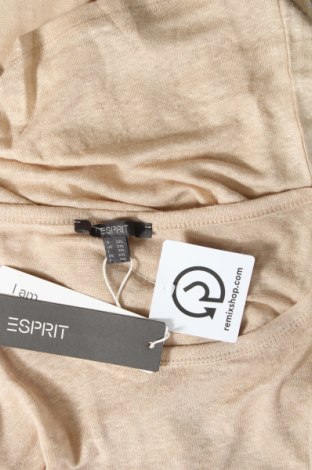 Дамска тениска Esprit, Размер XXL, Цвят Бежов, 100% лен, Цена 22,77 лв.