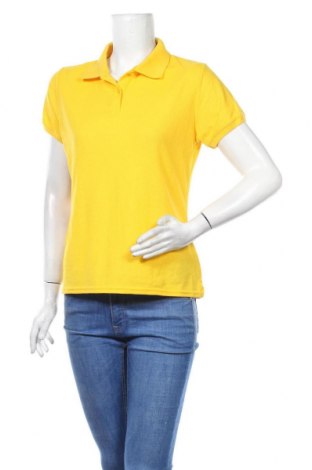 Γυναικείο t-shirt Fruit Of The Loom, Μέγεθος L, Χρώμα Κίτρινο, 65% πολυεστέρας, 35% βαμβάκι, Τιμή 6,58 €