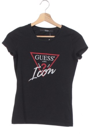 Damen T-Shirt Guess, Größe XS, Farbe Schwarz, Preis 23,66 €