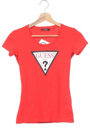 Damen T-Shirt Guess, Größe XS, Farbe Rot, Preis 25,05 €