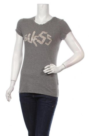 Tricou de femei Guess, Mărime M, Culoare Gri, 95% bumbac, 5% elastan, Preț 106,11 Lei