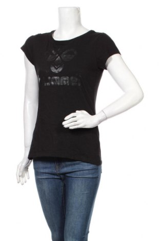 Дамска тениска Hummel, Размер S, Цвят Черен, Памук, Цена 23,10 лв.