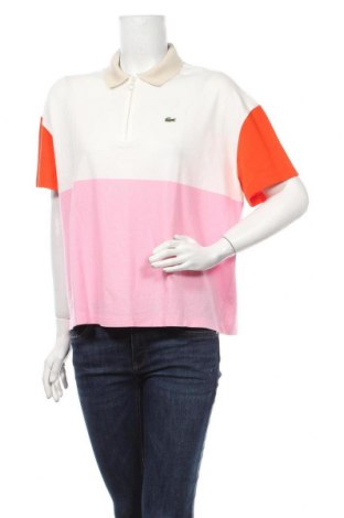 Γυναικείο t-shirt Lacoste, Μέγεθος M, Χρώμα Πολύχρωμο, 64% lyocell, 32% βαμβάκι, 4% ελαστάνη, Τιμή 35,72 €