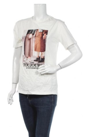 Damen T-Shirt Mango, Größe M, Farbe Ecru, Baumwolle, Preis 15,08 €