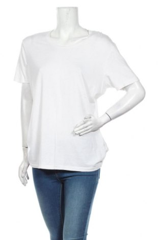 Damen T-Shirt Marks & Spencer Autograph, Größe XL, Farbe Weiß, 51% Modal, 41% Baumwolle, 8% Elastan, Preis 27,14 €