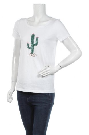 Damen T-Shirt Neon & Nylon by Only, Größe S, Farbe Weiß, Baumwolle, Preis 12,37 €