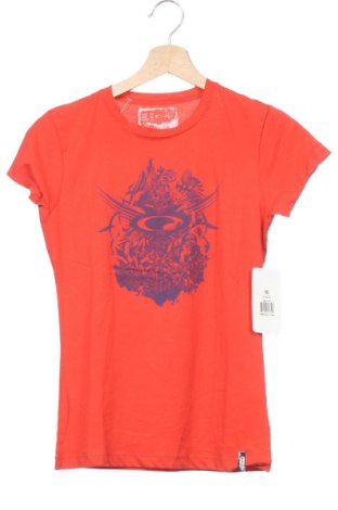 Дамска тениска Oakley, Размер XS, Цвят Оранжев, 90% памук, 10% еластан, Цена 31,50 лв.