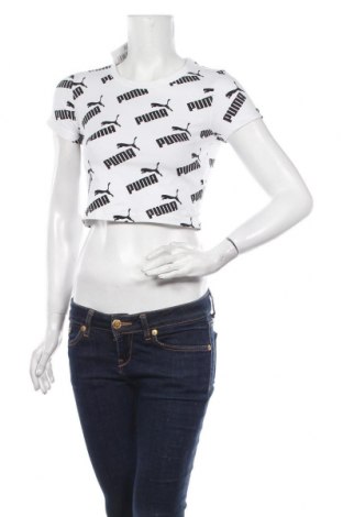 Γυναικείο t-shirt PUMA, Μέγεθος S, Χρώμα Λευκό, 96% βαμβάκι, 4% ελαστάνη, Τιμή 15,86 €