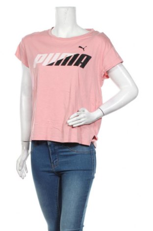 Damski T-shirt PUMA, Rozmiar M, Kolor Różowy, 60% bawełna, 40% modal, Cena 118,35 zł