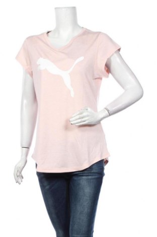 Damen T-Shirt PUMA, Größe L, Farbe Rosa, Polyester, Preis 21,29 €
