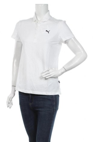 Damen T-Shirt PUMA, Größe M, Farbe Weiß, 96% Baumwolle, 4% Elastan, Preis 24,90 €