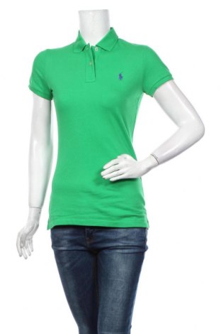 Damen T-Shirt Polo, Größe M, Farbe Grün, Preis 22,27 €