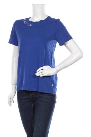 Damen T-Shirt Q/S by S.Oliver, Größe S, Farbe Blau, Baumwolle, Preis 18,94 €