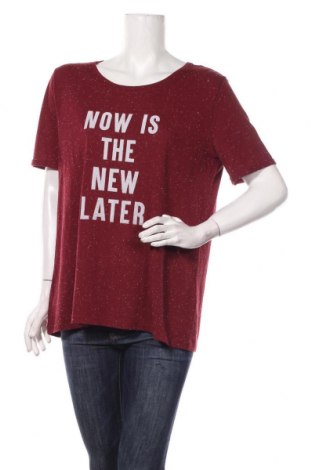 Damen T-Shirt S.Oliver, Größe XL, Farbe Rot, 50% Polyester, 30% Baumwolle, 20% Viskose, Preis 18,94 €