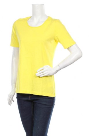 Γυναικεία μπλούζα S.Oliver, Μέγεθος L, Χρώμα Κίτρινο, Βαμβάκι, Τιμή 20,63 €