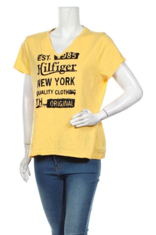 Damen T-Shirt Tommy Hilfiger, Größe XL, Farbe Gelb, Preis 23,66 €