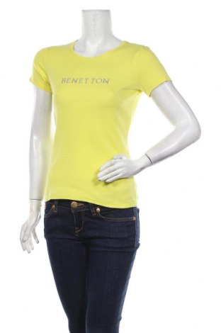 Tricou de femei United Colors Of Benetton, Mărime S, Culoare Galben, Preț 72,37 Lei