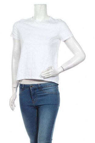 Γυναικείο t-shirt Zara, Μέγεθος S, Χρώμα Λευκό, Τιμή 16,46 €