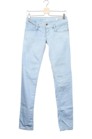 Damskie jeansy Diesel, Rozmiar S, Kolor Niebieski, 98% bawełna, 2% elastyna, Cena 211,10 zł