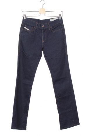 Damskie jeansy Diesel, Rozmiar S, Kolor Niebieski, 98% bawełna, 2% elastyna, Cena 209,66 zł