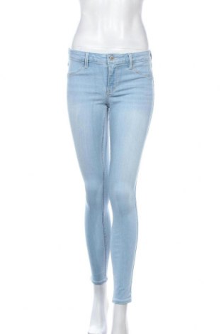 Damskie jeansy Hollister, Rozmiar S, Kolor Niebieski, 59% bawełna, 21% wiskoza, 12% modal, 6% poliester, 2% elastyna, Cena 110,35 zł
