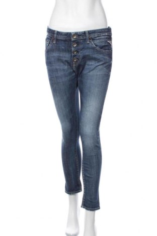 Damskie jeansy Replay, Rozmiar M, Kolor Niebieski, 98% bawełna, 2% elastyna, Cena 166,32 zł