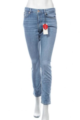 Damskie jeansy S.Oliver, Rozmiar S, Kolor Niebieski, 82% bawełna, 17% poliester, 1% elastyna, Cena 148,20 zł