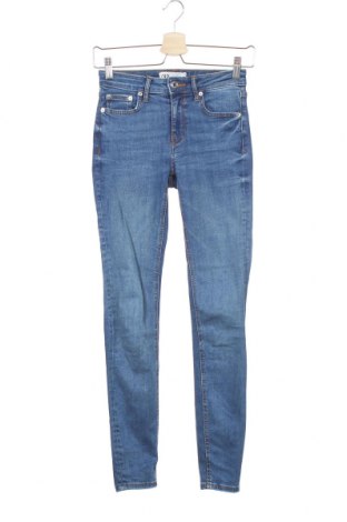 Damen Jeans Zara, Größe XS, Farbe Blau, 76% Baumwolle, 12% Lyocell, 12% Elastan, Preis 33,40 €