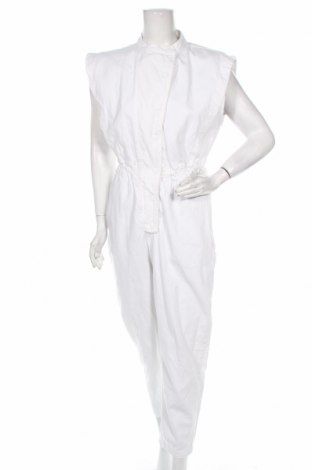 Γυναικεία τζίν σαλοπέτα Zara, Μέγεθος L, Χρώμα Λευκό, Βαμβάκι, Τιμή 55,05 €