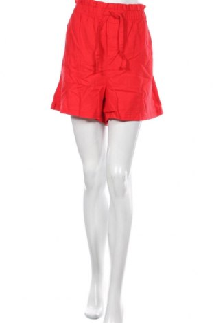 Pantaloni scurți de femei Anko, Mărime XXL, Culoare Roșu, 55% in, 45% bumbac, Preț 92,84 Lei