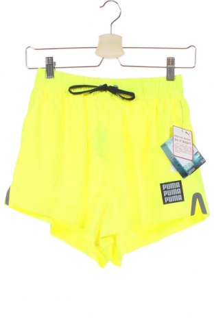Дамски къс панталон PUMA, Размер XS, Цвят Жълт, Полиестер, Цена 48,30 лв.