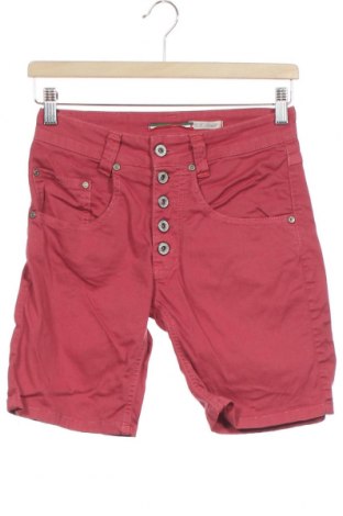 Дамски къс панталон Please, Размер XXS, Цвят Розов, 98% памук, 2% еластан, 66%, Цена 34,00 лв.