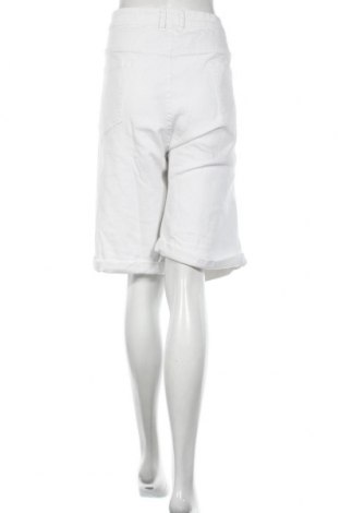 Γυναικείο κοντό παντελόνι Sheego, Μέγεθος 5XL, Χρώμα Λευκό, 98% βαμβάκι, 2% ελαστάνη, Τιμή 18,35 €