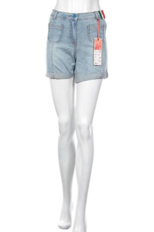 Damen Shorts Yes! Miss, Größe S, Farbe Blau, 98% Baumwolle, 2% Elastan, Preis 14,07 €