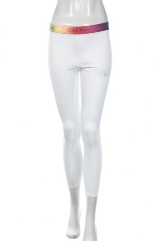 Damen Leggings Calvin Klein, Größe L, Farbe Weiß, 88% Polyester, 12% Elastan, Preis 53,76 €