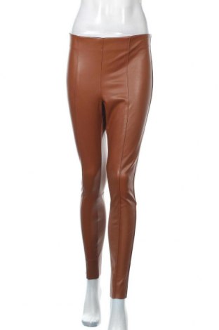 Női bőr hatású leggings H&M, Méret S, Szín Barna, Eco bőr, Ár 7 357 Ft