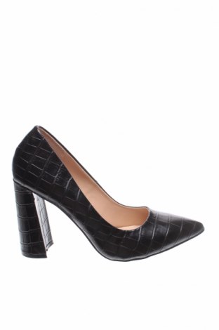 Γυναικεία παπούτσια Glamorous, Μέγεθος 38, Χρώμα Μαύρο, Δερματίνη, Τιμή 20,36 €