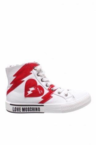 Γυναικεία παπούτσια Love Moschino, Μέγεθος 36, Χρώμα Λευκό, Δερματίνη, Τιμή 140,22 €