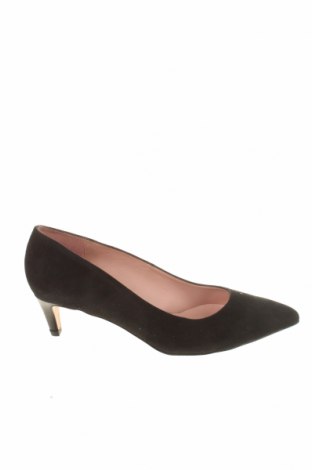 Дамски обувки Maison 123, Размер 39, Цвят Черен, Естествен велур, Цена 102,22 лв.