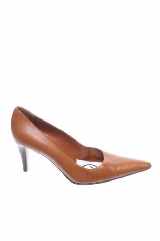 Дамски обувки Sergio Rossi, Размер 40, Цвят Кафяв, Естествена кожа, Цена 105,82 лв.