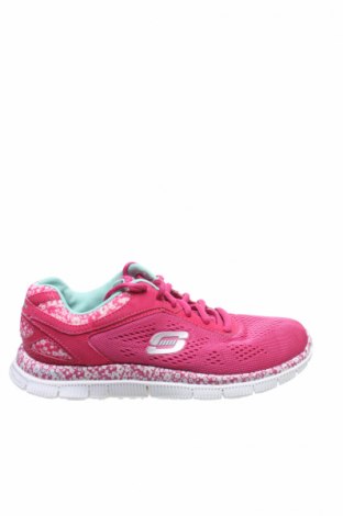 Дамски обувки Skechers, Размер 38, Цвят Розов, Текстил, полиуретан, Цена 35,00 лв.