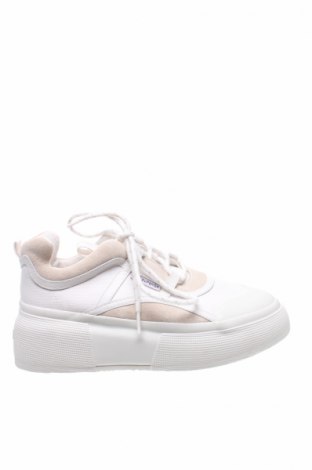 Γυναικεία παπούτσια Superga, Μέγεθος 39, Χρώμα Λευκό, Κλωστοϋφαντουργικά προϊόντα, φυσικό σουέτ, Τιμή 60,98 €