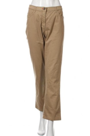 Γυναικείο παντελόνι, Μέγεθος L, Χρώμα  Μπέζ, 98% βαμβάκι, 2% ελαστάνη, Τιμή 9,09 €