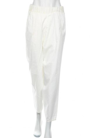 Дамски панталон Acne, Размер S, Цвят Бял, 78% памук, 22% коприна, Цена 136,00 лв.