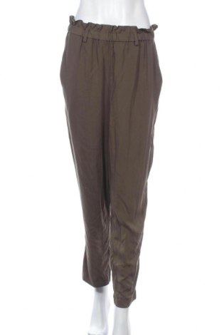 Pantaloni de femei H&M, Mărime L, Culoare Verde, Viscoză, Preț 116,05 Lei