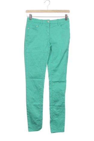 Дамски панталон H&M, Размер XS, Цвят Зелен, Цена 35,00 лв.