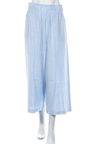 Γυναικείο παντελόνι H&M, Μέγεθος L, Χρώμα Μπλέ, 53% λινό, 47% βισκόζη, Τιμή 21,65 €